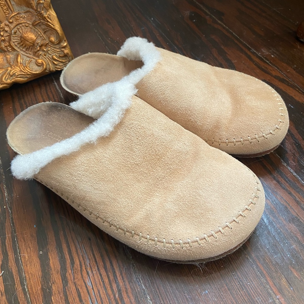 Jenni Kayne Shearling Lined Moc Clogs